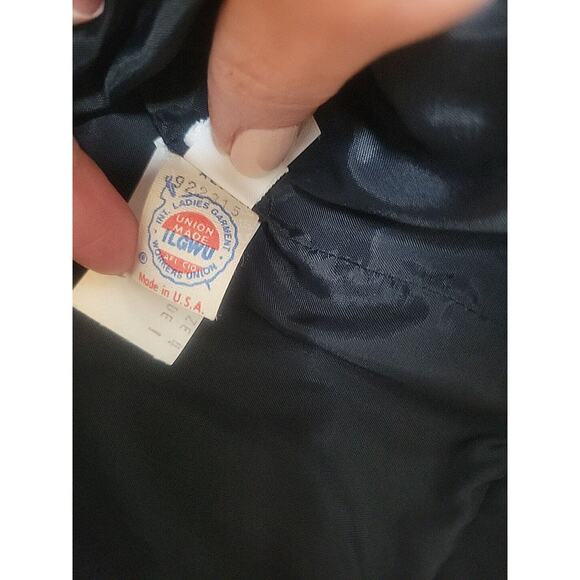 Vintage Nipon Night Plaid Blazer Sz 4 - Picture 12 of 16